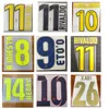 Retro NameSet Xavi Henry Suarez A.Iniesta Puyol Eto Ronaldinho David Villa Imprimée du football Patch Badge