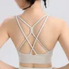 Fixed Chest Pad Sports beha, mooie rug dunne riem schok-absorberende yoga vest best verkochte fitness en hardloop ondergoed voor vrouwen