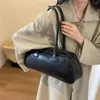 Sacs à bandouliers Red Bag Pu Cuir pour femmes Y2K Korean Fashion Hands sac à main Purse Chic Tote MAIN MAINS MAIS