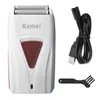 Shavers électriques Original Kemei Fination Fade Rechargeable Rasage électrique Rasage Coiffure Rasoir Electric Razor pour hommes Bald Tête de tête Machine Y240503