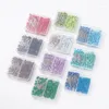 Broches 100pcs Pin de sécurité et 50pcs Pearl Needle Set Portable Portable plusieurs couleurs Discoration de strass disponibles Broche hijab