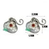 Stud -oorbellen tdqueen schattige vrouwen mode natuurlijke shell handgemaakte bloem brinco