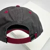 Ball Caps New Men Woman American Style Color Block Letter Embroidery Baseball Hat Retro Breathable Sunshade Snback C Versatile Fashion J240506