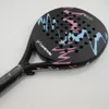 Professionell padel paddel tennisracket mjuk ansikte kolfiber mjuk eva ansikte sport racket utomhus utrustning 240116