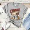 T-shirt féminin Cosmo Space Dog T-shirt Vintage Rocket Lylla Floor T-shirt Superhero Movie Inspiration T-shirt T-shirt à manches courtes Hipster TOPL2405