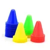 Fotboll 10st/set Skate Marker Training Road Cones Roller Football Soccer Rugby Soft Tower Skating Hinder Roller Skate Pile Suppplies