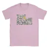 Męskie koszulki The Stone Roses T koszule dla mężczyzn Pure Cotton Funny T-shirt Okoła szyi świąteczna wycieczka T-Shirt Short Slve Ubranie Summer T240506