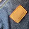 Denim Cowboy Pochette Umhängetasche Modebetzer Reißverschluss Taillenbeutel Kleine Handtaschen Geldbeutel Designer Kettenwechselbeutel Blau iPod Hülle