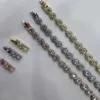Designer sieraden hanger kettingen angelina jolie dezelfde klassieke briljante Romeinse ronde knop diamant kristal dames ketting