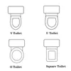 Toilet Seat Covers 10/30/50/100 Pcs Travel Disposable Toilet Seat Covers Mat Waterproof Toilet Paper Pad Travel Camping Bathroom Accessories Set