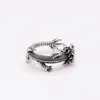 Dragon Ring 100% réel 925 Fashion Sterling Fashion Fine Bijoux Femmes Femmes Big Finger Vintage Thaïlande 2024 GR40 240507