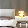 Настольные лампы Oufula Nordic Lamp светодиодные творческие формы яйца декоративные для домашнего кровати настольное освещение