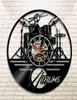 ギタードラムセットシルエットLEDバックライトリロジミュージックモダンウォッチ3Dウォールクロックホルロゲバンドメンバーファンハンドメイドギフト2103251993244