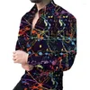Chemises décontractées pour hommes 2024 Designer Tops Chaîne de chemises Fleur Patter Graffiti Line Plaid Fashion Design Street Outdoor Loisking Sports