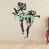 Adesivi Decal Wall Muay Thai Boxing Fight Club Poster MMA Fighting Arts Martial Vinil Adesivi rimovibile murale