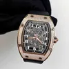 Mils Richamills Watch RM6701 Rose Gold Original Full Diamond Automatic Mechanical Mens