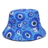 Chapeaux à bord large chapeau de seau 2024 chapeau de pêche imprimé vintage chapeau de pêcheur d'été chapeaux de seau réversible pour femmes hommes Hip Hop Hop Bucket C J240425