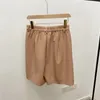 Frauen Shorts Seoulish Sommer 2024 Frauen lässig halbe Hosen High Taille Chic Wide Leg Pant Elegantes Büro Lose Hosen Tasche Khaki