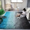 Carpets VIKAMA Gradient Plush Carpet Living Room Large Area Bedroom Soft Non-Slip Floor Mat Light Luxury Home Decor