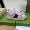 Sneakers de séquestre designer tennnis en détresse Sneakers sales mobile Men de femmes entraîneurs classiques rouges rouges boucles en caoutchouc bas sneaker en cuir bas taille 34-45 5.7 02