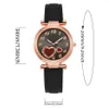 Montres de femmes Fashion Fashion Simple rétro Amour Dial Student Art Quartz es