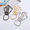 Gioielli Halloween punk esagerato Ghost Hand Skeleton Scheletro Bracciale Style