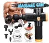 Electronic Therapy Body Massage Guns 3 Files 24V Brushless LED Massage Guns Body Muscles Relaxing Relief Pains With 4 Heads8289907