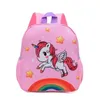 Rucksäcke New Childrens Backpack School Tasche süße Cartoon Tierdruck Jungen und Mädchen Kindergarten Rucksack Kinderschule Bagl240502