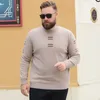 Men's Sweaters Yum! Fat Man Close Fitting Low Neck Woolen Sweater