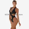 Kvinnors badklädertråd FR-märke baddräkt Kvinnor Sexig i ett stycke Mini Bikini Beach Suit 2024 Summer Brazil H240507