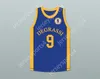 Custom Nay Mens Youth/Kinder Drake 9 DeGrassi Community School Panthers Home Basketball Trikot mit Patch Top S-6xl