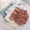 Calcinha feminina confortável lingerias de seda japonesa