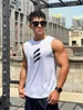 Zomertrend Mens Pullover Round Neck Mesh Tank Sport Fitness Running Top Mouwloze snelle droogtank Top 240507