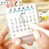 Kalender 2024 Kalender Intressant designkontor Tillbehör Papper Cartoon Illustration Mini Desk Kalender Arbetsschema Pleasure Gift