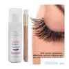 Makeup Remover Melao 50 ml Lash Shampo Foam Cleaner Enskilda ögonfransförlängning Rengöringsmedel Professionella ögonfransar Fumning Mild med Dro Dhu1R