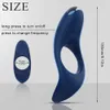 Men Sex Toys Cock Ring Vibrator voor mannelijke penis testiculaire massage clitoris stimulatie paar vibrerend oplaadbaar 240506