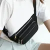 Sacs de taille Fashion Oxford Tissu Sac Zipper Chef Sport Travel Girl Girl Belly Pocket Hip Bum Phone Pack For Women