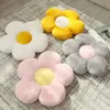 Cuscino da peluche floreale carino pieno di cuscino per lancio di fiori morbido per piante cuscino per casa cuscinetto decorazione 240506