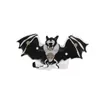 Épingles, broches 2021 acrylique Halloween Christmas Cartoon Brooch Ghost Bat Skeleton Santa Claus Snowflake Clothing Accessoires Drop Del Dhdqp