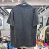 T-shirts masculins 2024SS MENSEMENTS Femmes Marché T Vintage Half Sun T-shirt Oversize Wash Black Tops Graphic Imprimé court Seve H240507