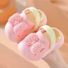 Slipper Nieuwe zomer van 0-5 kinderen Slippers Leuke bowknot peuter sandalen voor meisjes teen doos flip flops niet-slip huis kindertuin schoenen