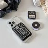 Мобильный телефон держателей корейский милый Walkman для магнитного телефона Griptok Grip Tok Stand для iPhone 15 складного беспроводного зарядного кольца