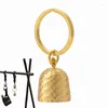 Appareils pour chiens Small Bell Multi-Put Brass Retro Bells Portable Keychain Mini Ornements avec accessoires sonores croquants