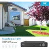 JouseCu 8ch SEGURIDAD DE SEGURIDAD DE HOGAR SISTEMA ENTEROR EXTERIOR 2MP HD 5IN1 Vigilancia Recorder DVR 4 Wired 1080P CCTV Bullet Dome Camera nocturna Alerta de correo electrónico