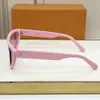 Lunettes de soleil pour l'œil de chat divisé Z2179 Designer Cat Eye Mask Acetate Framework Piste du Spring / Summer Fashion Show Fashion Cateye Cateye Sunglasses 2179