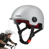 Bike de Capacetes de Motocicleta com Visor Cycling à prova de choque anti -brilho Protetor de cabeça destacável para homens e mulheres adultos