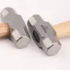 Hammer Mini Hammer FO6028B Bois solide en bois solide Handle court marteau octogonal 1 lb