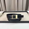 Designer Women Men Leather Belts Letters Fashion Belt with Gift Box 3cm Width