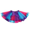 9VLX Tutu sukienka moda Rainbow Baby Baby Spódnica Mesh koronkowa spódnica tutu spódnica tańca taniec dziewczyny suknia balowa pettistiskirty impreza kawaii mini spódnice D240507