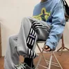 Joggpanten für Männer Harajuku Baumwoll Goth Tracksuit Hose Weitbein Hip-Hop Sport junger La Elastic Y2K Männliche Schweißhose 240430